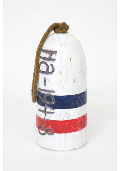 Tricolor Wood Buoy by Batela D2911