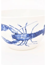 Blue Lobster Salad Bowl by Batela D8558 detail
