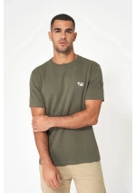 Batela Classic Cotton T-Shirt A1842 dusty olive front