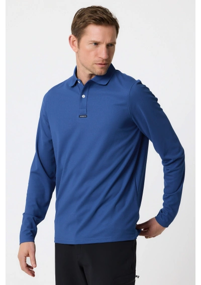 Polo Henri Lloyd Manga Larga Fast Dri cygnet blue 2