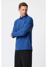 Polo Henri Lloyd Manga Larga Fast Dri cygnet blue 9