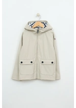 Mk moostruck camel boy's nautical raincoat by Batela C3142