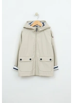 Mk moostruck camel boy's nautical raincoat by Batela C3142 2