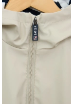 Mk moostruck camel boy's nautical raincoat by Batela C3142 detail