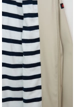Mk moostruck camel boy's nautical raincoat by Batela C3142 detail 2