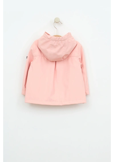 Batela Baby Anchor Button Raincoat C3166 impatiens pink 2