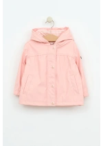 Batela Baby Anchor Button Raincoat C3166 impatiens pink