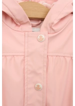 Batela Baby Anchor Button Raincoat C3166 impatiens pink 3