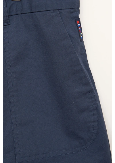 Batela Women's Stretch Shorts with Patch Pockets A1981 navy blue 3