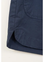 Batela Women's Stretch Shorts with Patch Pockets A1981 navy blue 4