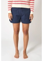Batela Women's Stretch Shorts with Patch Pockets A1981 navy blue