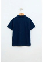 Polo Piqué Batela de niño N1947 azul marino 2