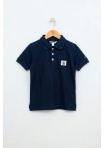 Polo Piqué Batela de niño N1947 azul marino