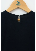 Vestido Niña Batela Rayas y Ancla N1967 marino y blanco 4