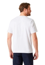 Camiseta Helly Hansen Logo 3.0 54596 001 blanca espalda