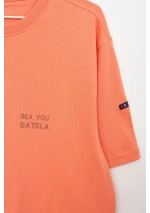 Batela Sea You Graphic Nautical T-Shirt A1841 Fresh salmon 3