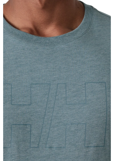 Camiseta Helly Hansen Tech Logo 63165 601 washed navy 2
