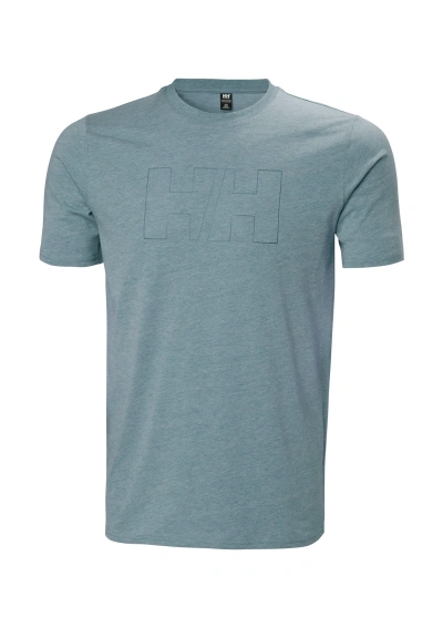 Camiseta Helly Hansen Tech Logo 63165 601 washed navy