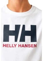Camiseta Helly Hansen logo junior blanca 41709 3