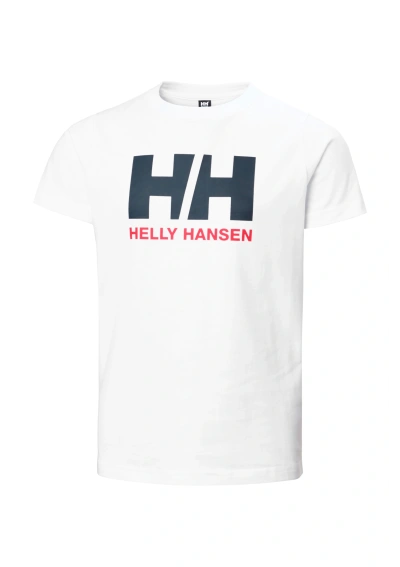 Camiseta Helly Hansen logo junior blanca 41709