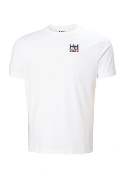 Helly Hansen Shoreline 26 Nautical Flags T-Shirt 54601_002 white