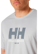 Camiseta Tech Graphic Helly Hansen 49574 853 gris fog 3