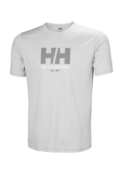 Camiseta Tech Graphic Helly Hansen 49574 853 gris fog