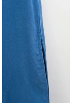 Vestido midi Batela mezcla de Lino A1870 azul hd high tide 4