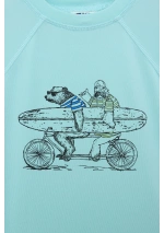 Camiseta de Baño Batela con Protección Solar Infantil N1958 azul clear water 3