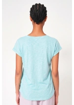 Camiseta Algas Batela de Algodón Slub A2620 cg clear water 2