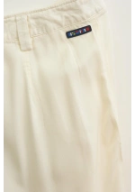 Batela Women's Ecovero Viscose Twill Shorts A1880 ecru 4