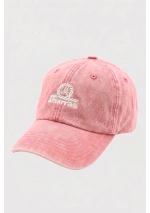Gorra Amarras Compass de algodón orgánico rosa