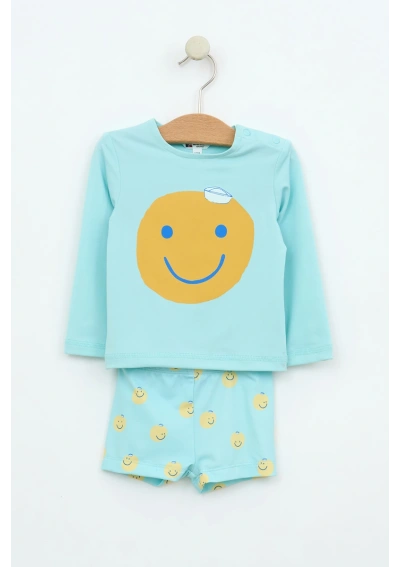 Conjunto Licra Bebé Smile de Batela con Protección Solar B2618