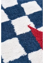 Checkered Surfboard Rug of Batela D8110 3