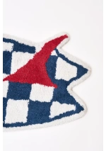 Checkered Surfboard Rug of Batela D8110 4