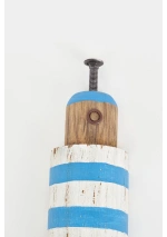 Sky Blue Lighthouse Coat Rack by Batela D7728 5