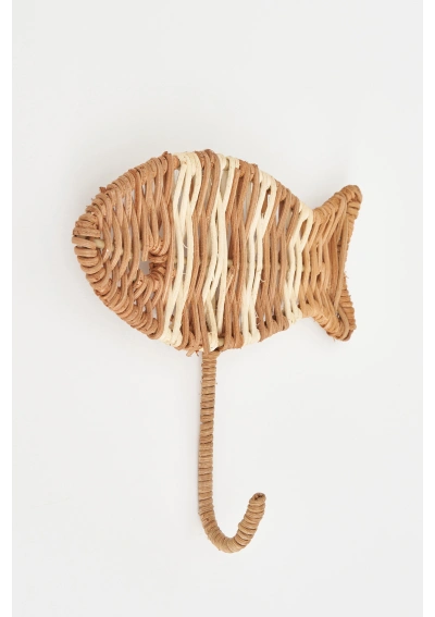 Rattan Fish Coat Rack by Batela D7731
