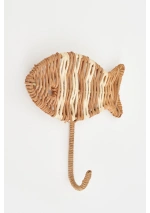 Rattan Fish Coat Rack by Batela D7731