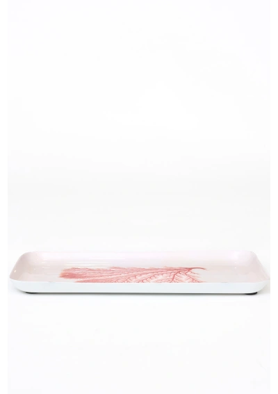 Metal Red Coral Tray by Batela D0715 2