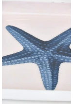 Square Metal Starfish Tray by Batela D0712 4