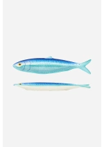 Long Blue Fish Platter of Batela made of dolomite D8524 4