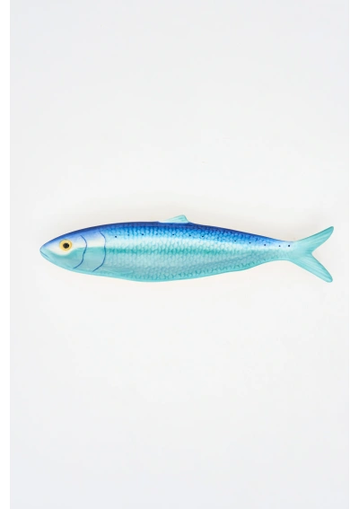 Long Blue Fish Platter of Batela made of dolomite D8524