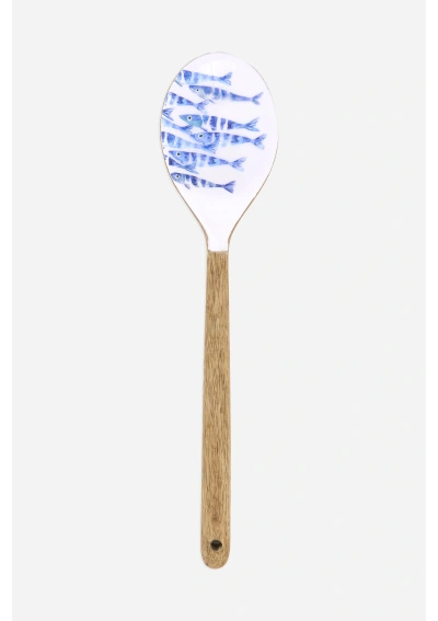 Cuchara Peces de Madera Esmaltada de Batela D8379
