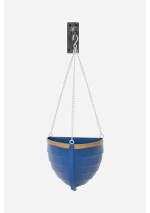 Blue Boat Hanging Planter by Batela D8620