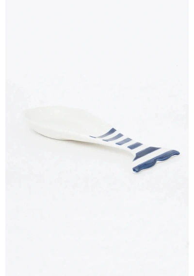 Whale Ceramic Spoon Rest by Batela D7305 2
