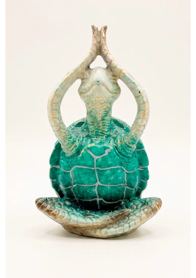 Zen Turtle Figure made of resin model 2 front
