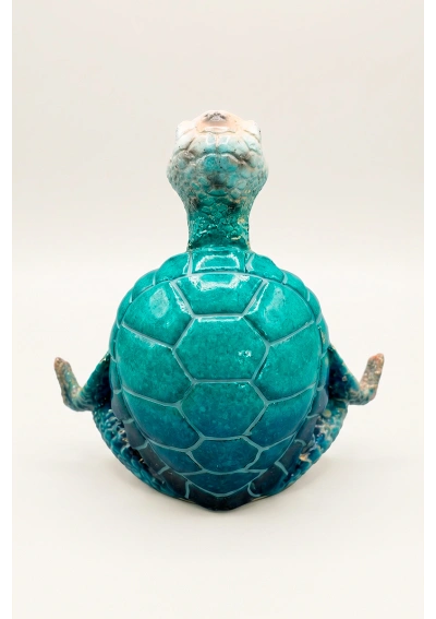 Figura Tortuga Zen de resina modelo 3 espalda