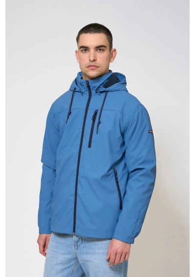 Batela men's winter raincoat with coordenates C3099 stellar blue