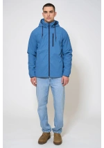 Batela men's winter raincoat with coordenates C3099 stellar blue 2