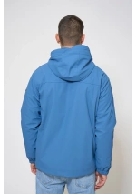 Chubasquero de hombre de Batela de invierno C3099 azul stellar espalda